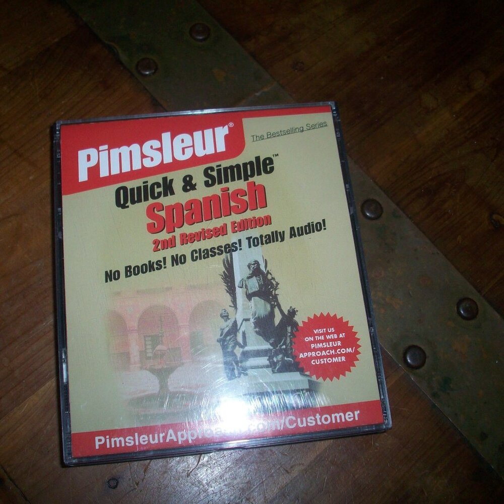 Pimsleur Quick Simple Spanish 2nd Revised Edition 8, 30-Minute Lessons 4 CDs